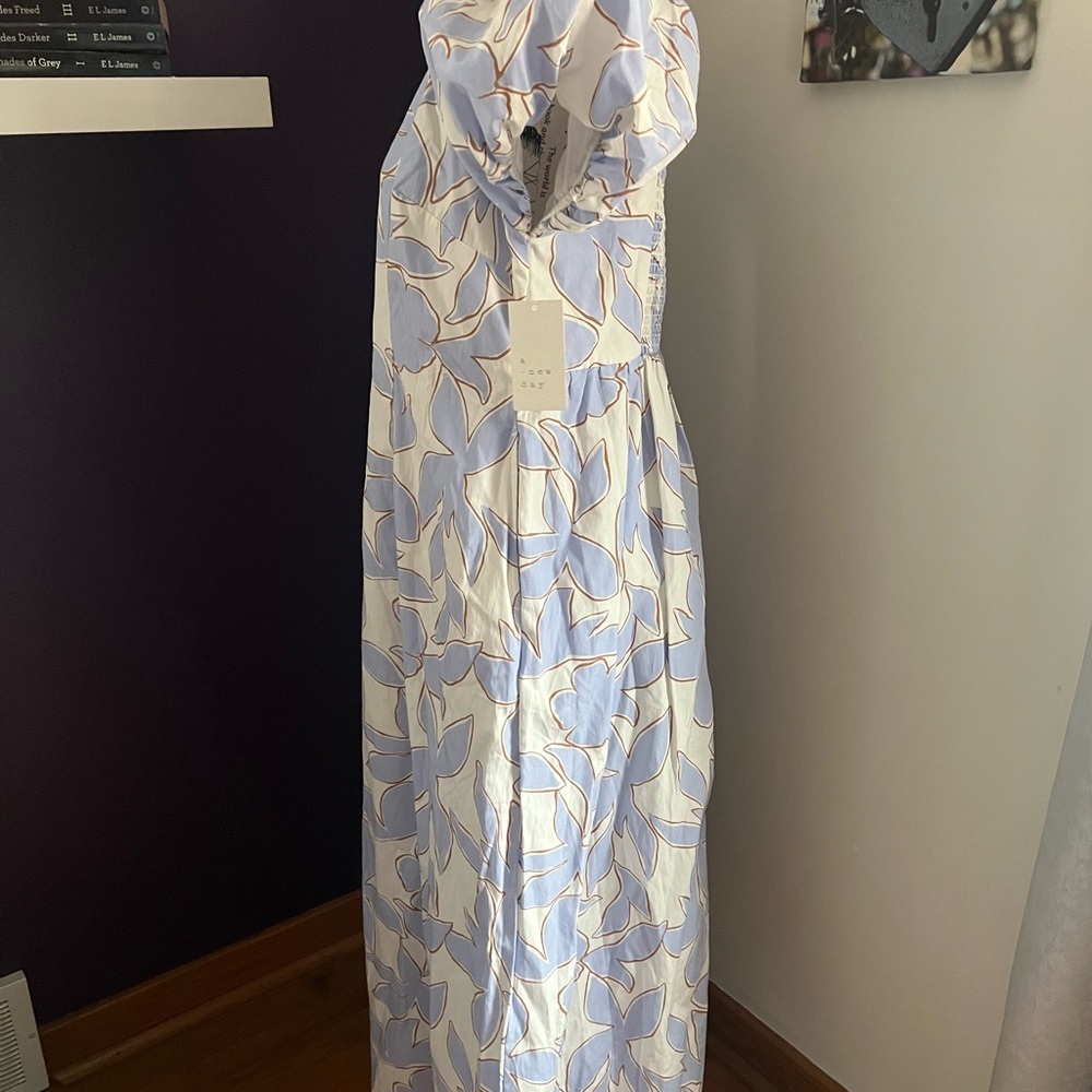 A New Day Puffy Sleeve Summer Dress NWT - Picture 5 of 10